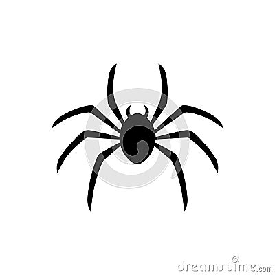 Silk-spinning arthropod icon Vector Illustration
