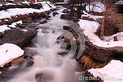 Silk waterfall Stock Photo