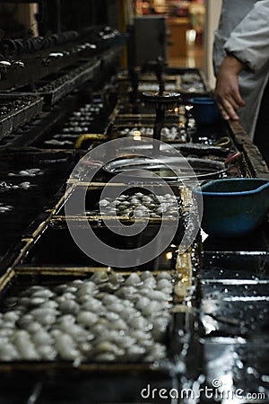 Silkworm cocoon Stock Photo