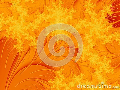 Silky Chinese golden background Stock Photo