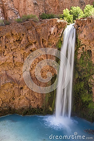 Silky Mooney Falls Stock Photo