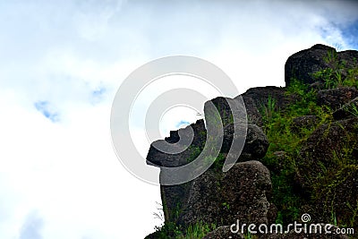 Sillong hills cloud green moment Stock Photo