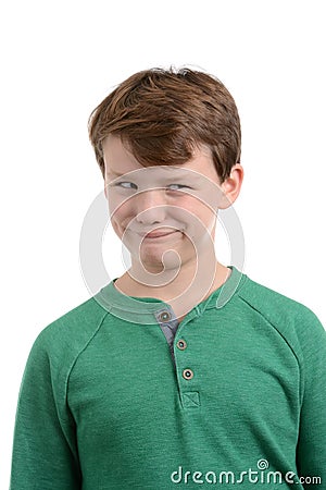 Silly Boy Face Stock Photo