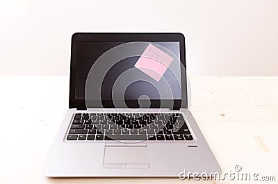 Silly password for computer Stock Photo