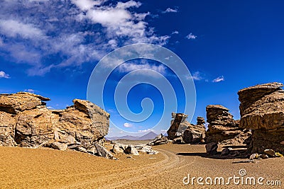Siloli Desert, Bolivia Stock Photo