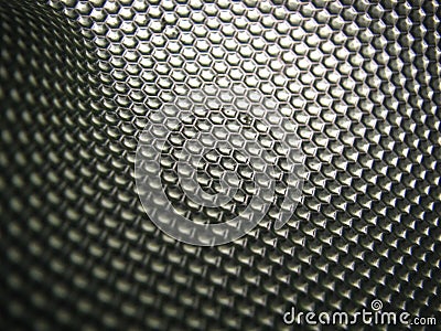 Silver Beehive Background Stock Photo