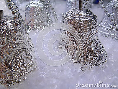 Silver Bells Stock Photo