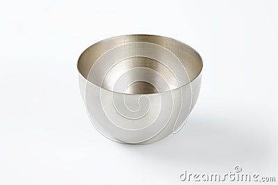 Silver bowl Stock Photo