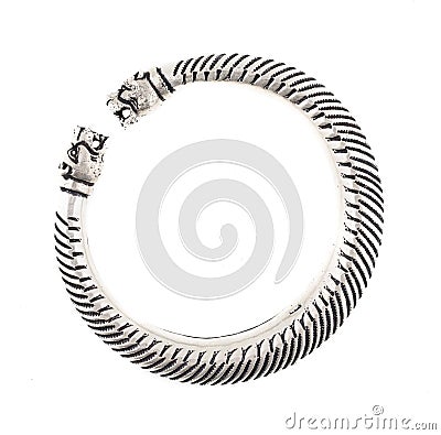 Silver Bracelet Stock Photo