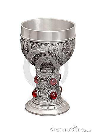 Silver cup Stock Photo