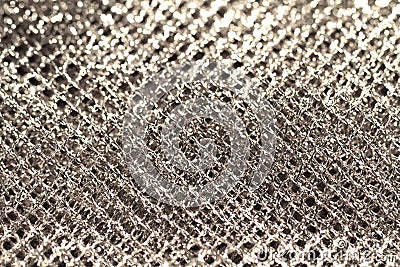 Silver fabric Stock Photo