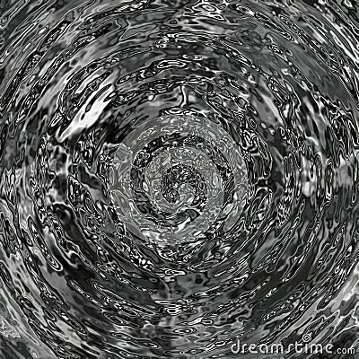 Silver Fluid Abstract Stock Photo