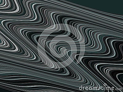 Silver fluid lines geometries, abstract texture, graphics Stock Photo