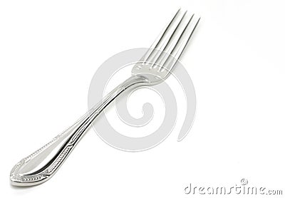 Silver Fork Stock Photo