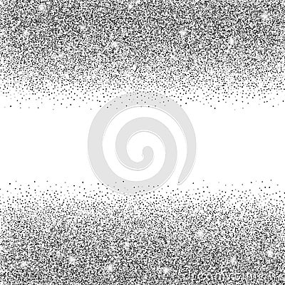 Silver glitter background. Vector Illustration