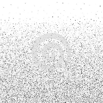 Silver glitter confetti on a white background. Stock Photo