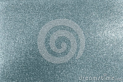 Silver glitter texture background with blur light effect and shiny sparkling particles. Glittering silver or shining snow light fo Stock Photo