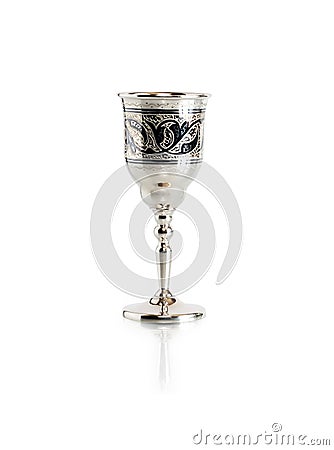 Silver Goblet Stock Photo