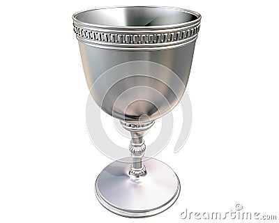 Silver goblet Stock Photo