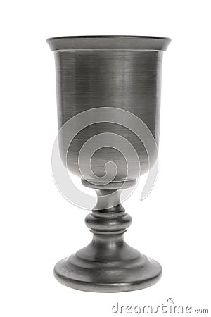 Silver goblet Stock Photo