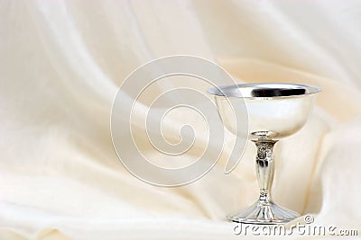 Silver Goblet Stock Photo