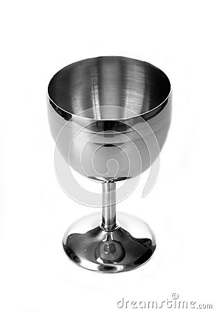 Silver goblet Stock Photo