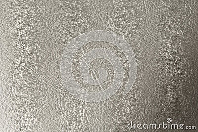 Silver Gradient Background. Silvery Brilliant Background. Gray Background of Genuine Leather Stock Photo