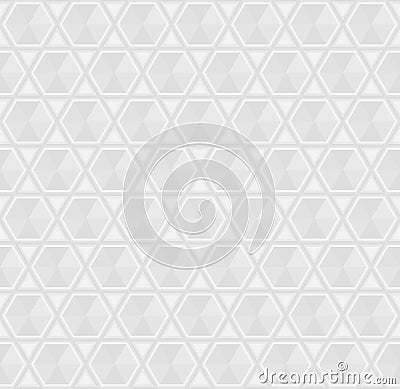 Silver Grey Seamless Geometric Background Pattern Stock Photo