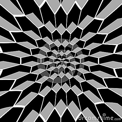 Silver Hex Shap Abstract Creative Background Stock Photo