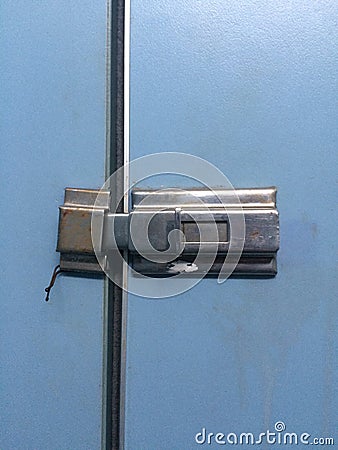 The silver lock Stock Photo