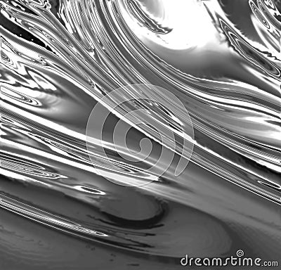 Silver metallic background Stock Photo