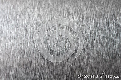 Silver metallic texture. Stainless steel texture close up Stock Photo