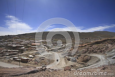 Silver mines of Potosi Bolivia Stock Photo