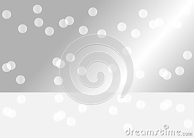 Silver mirrored background for you product Vector Illustration