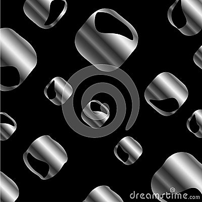 Silver Ornamental background Vector Illustration