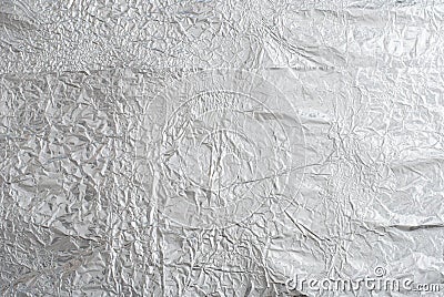 Silver paper foil decorative texture background Stock Photo