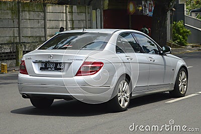 Mercedes Benz C200 CGI Kompressor Editorial Stock Photo