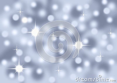 Silver Sparkle abstract bokeh background Stock Photo