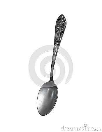 Silver spoon Stock Photo