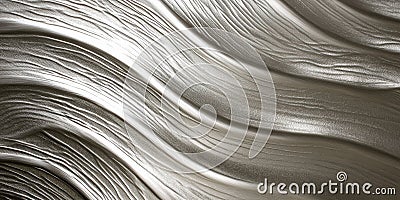 A silver textured surface with a fine, crosshatched pattern, adding a delicate, linear texture Stock Photo