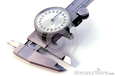 Silver Vernier Stock Photo