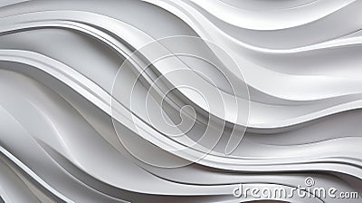 Silver Wallpaper Background with Geometric Patterns AI Generated Cartoon Illustration