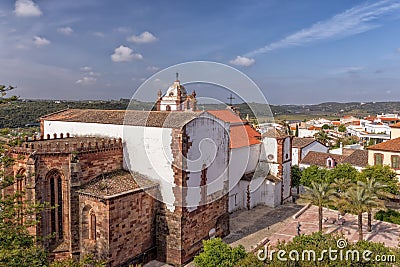 Silves Cathedral, Algarve, Portugal. Stock Photo