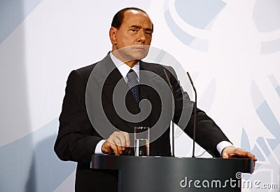 Silvio Berlusconi Editorial Stock Photo