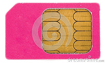 Sim card Stock Photo