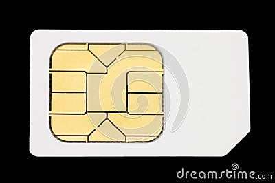 Sim card Stock Photo