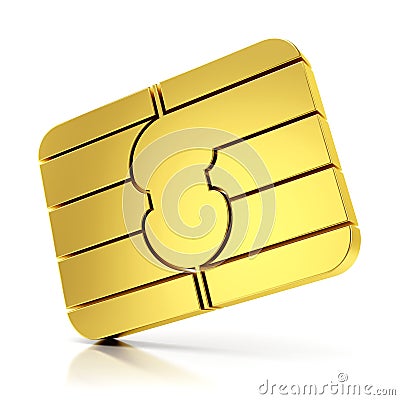 SIM card chip Stock Photo