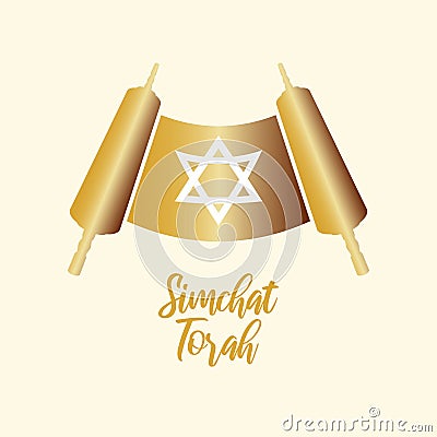 Simchat Torah icon vector Vector Illustration