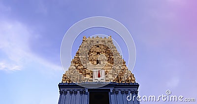 Simhachalam Hindu temple located in Visakhapatnam city suburb, I Stock Photo