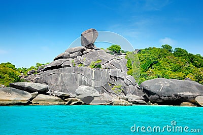Similan island Stock Photo
